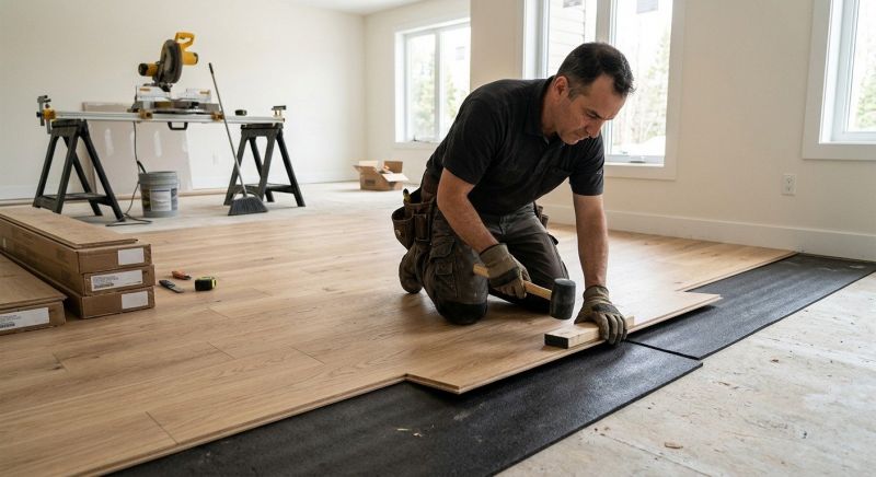 Engineered Wood Installation in Westborough, MA