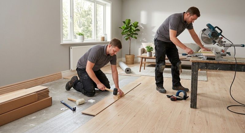 Laminate Floor Installation in Hopkinton, MA