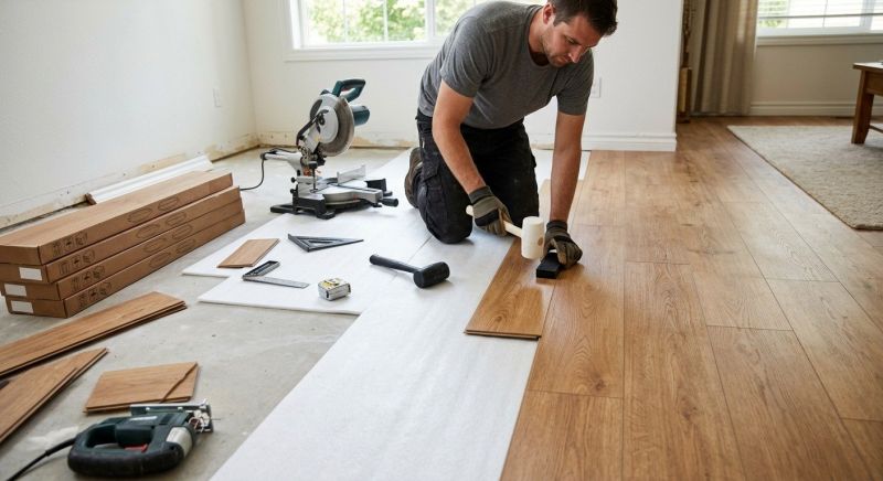 Laminate Floor Replacement in Westborough, MA