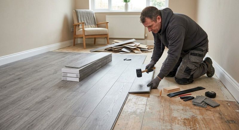 Laminate Floor Replacement in Marlborough, MA