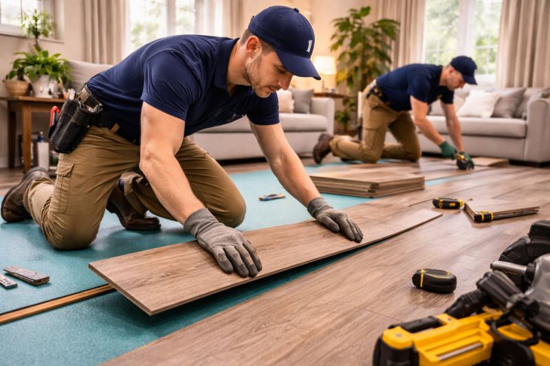 Laminate Floor Replacement in Sharon, MA