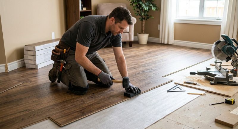 Laminate Floor Replacement in Worcester, MA