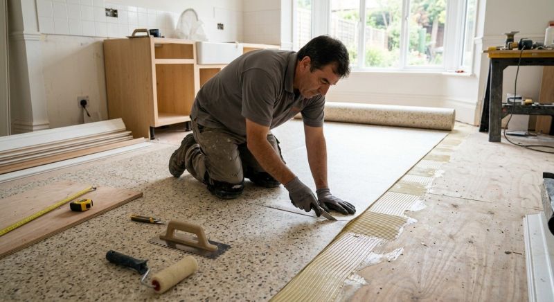 Linoleum Floor Installation in Clinton, MA