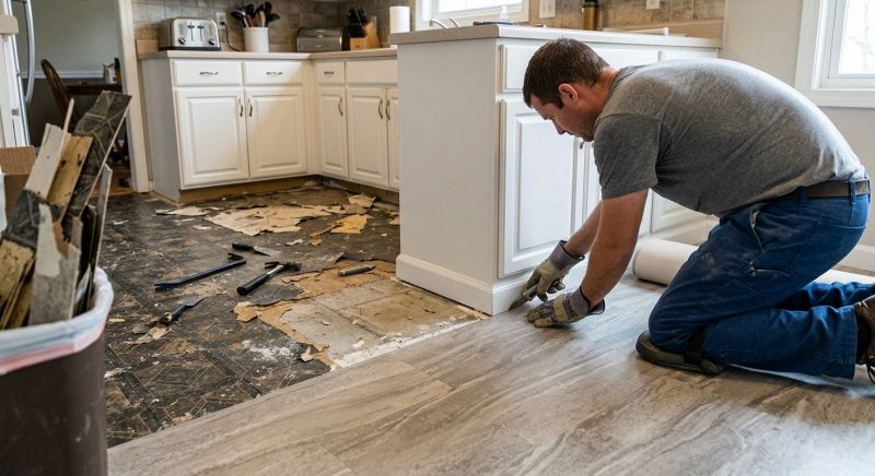 Linoleum Floor Installation in Framingham, MA