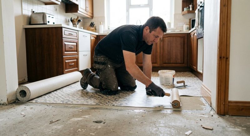 Linoleum Floor Installation in Hudson, MA