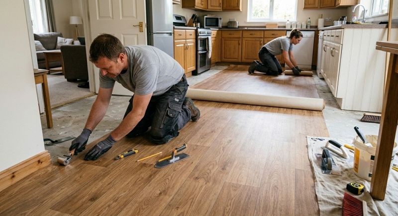 Linoleum Floor Installation in Westborough, MA
