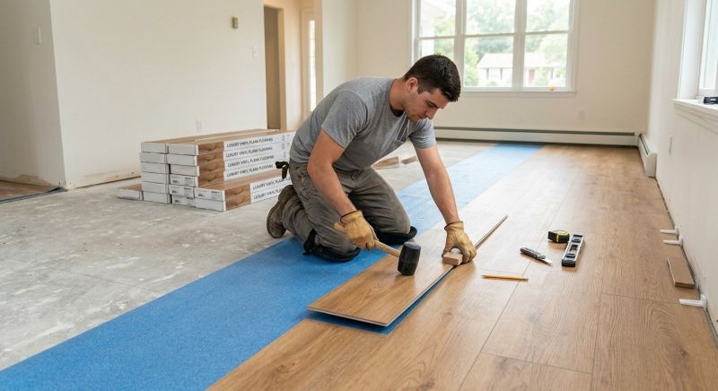Lvt Flooring Installation in Watertown, MA
