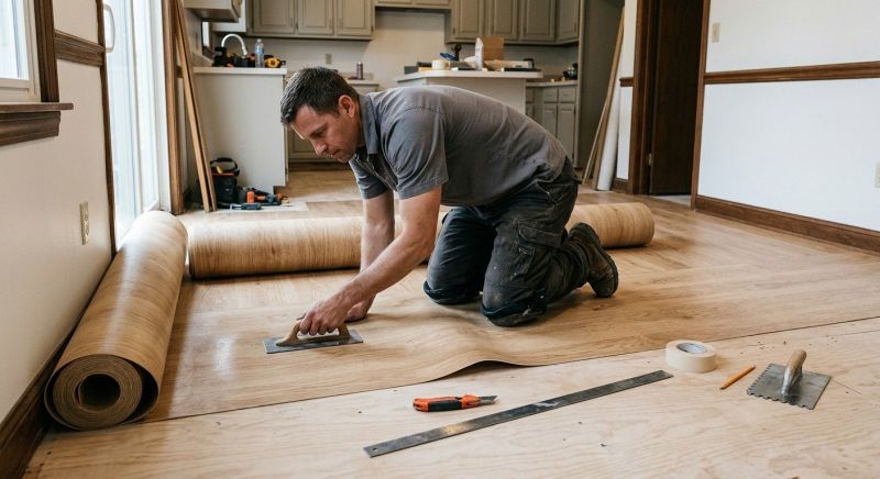 Sheet Flooring Installation in Lunenburg, MA