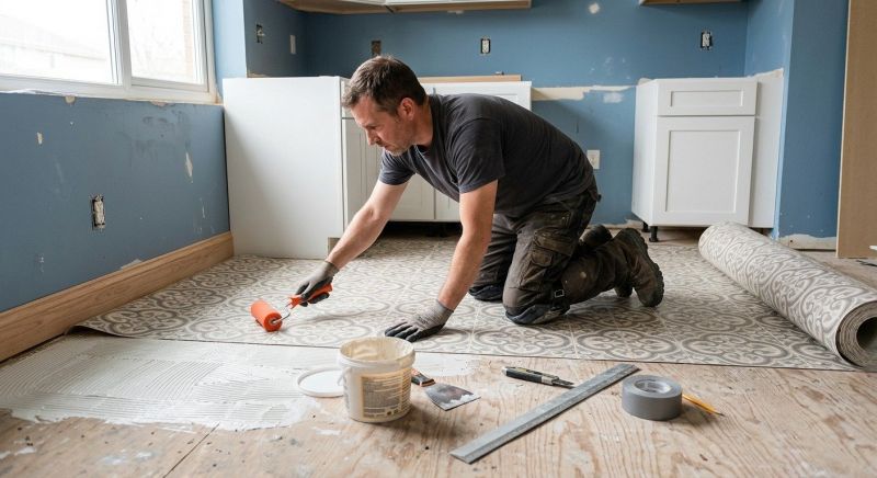 Sheet Flooring Installation in Needham, MA