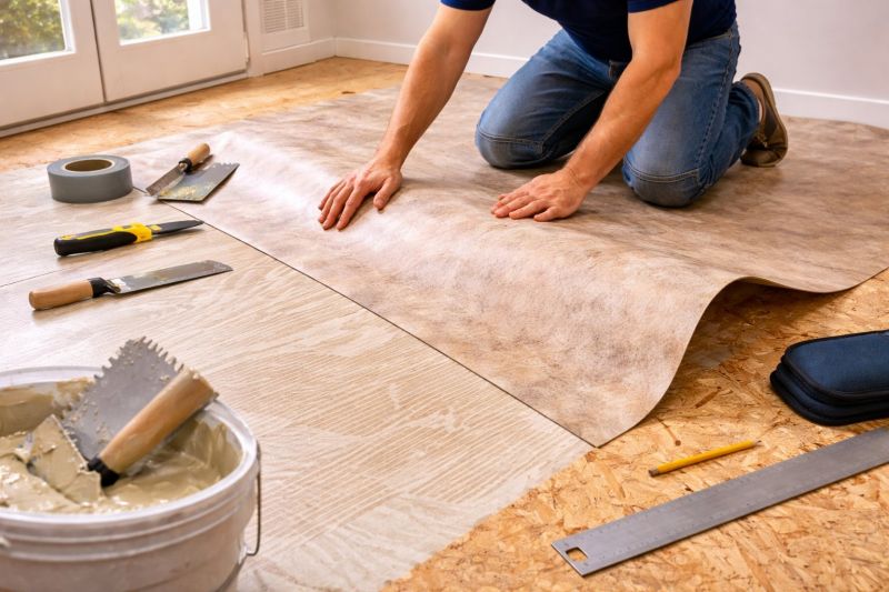 Sheet Vinyl Installation in Charlton, MA