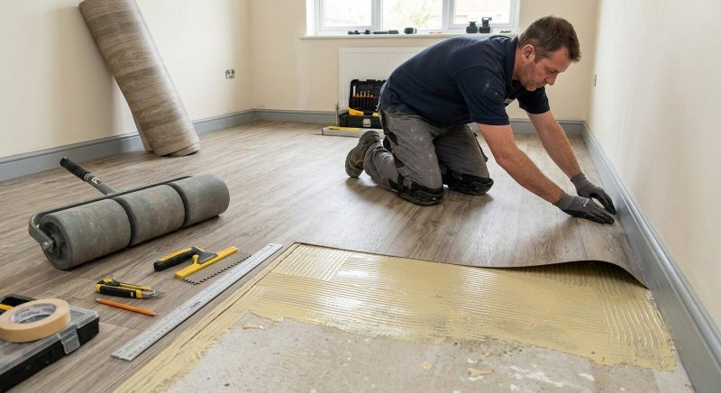 Sheet Vinyl Installation in Westborough, MA